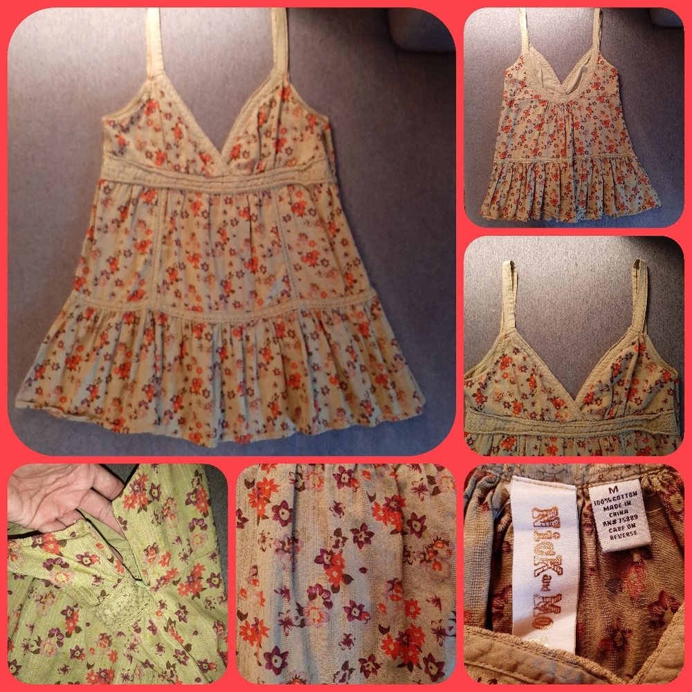 NICK and MO BABYDOLL TOP